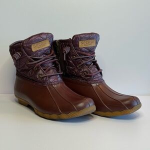 Sperry Saltwater Duck Boots – Women’s Size 9 Maroon
